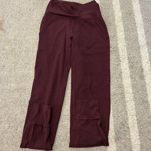 Maroon joggers